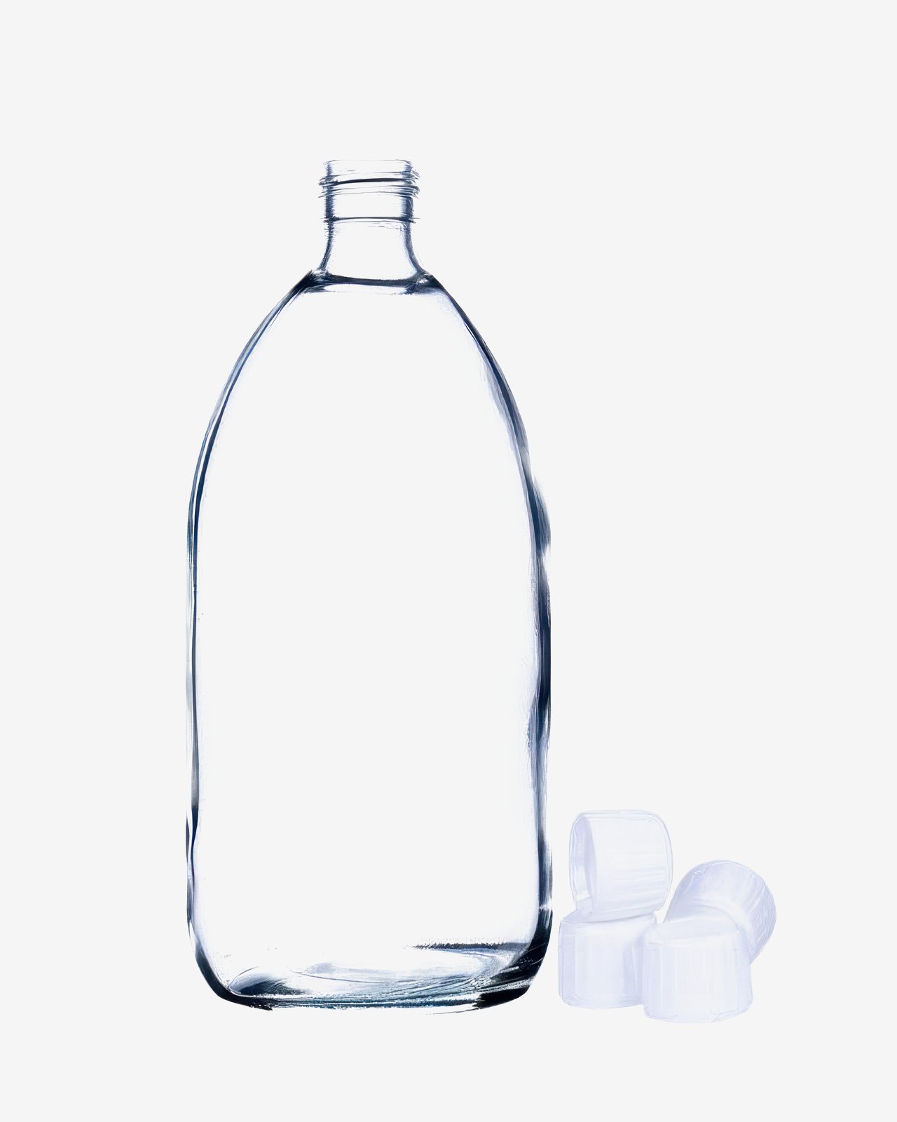 Glass sample bottle 1000 ml