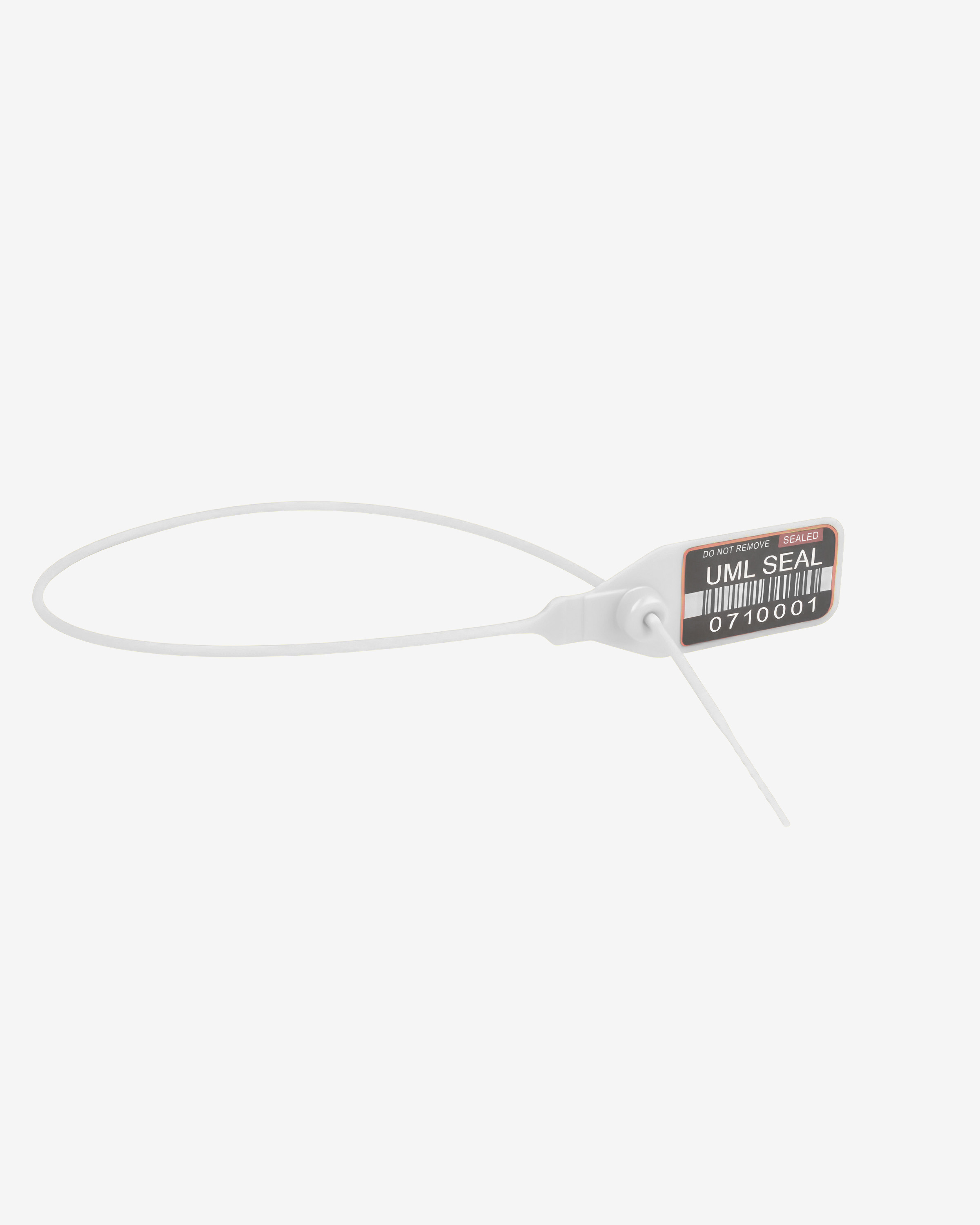 Universal L Seal Barcode White