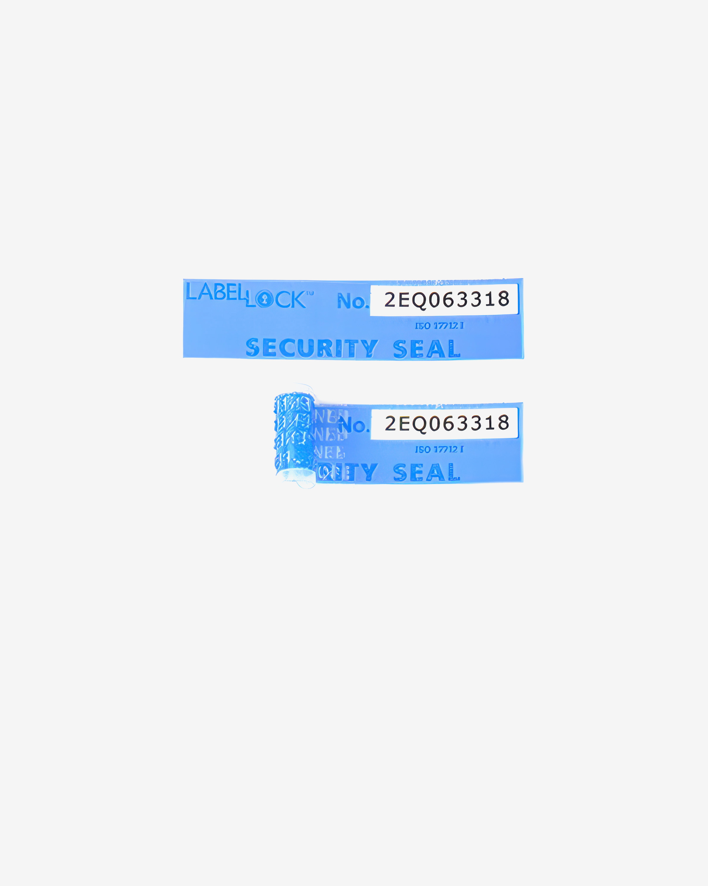 Label Lock Low Residue Small (72 mm x 20 mm) security sticker seal